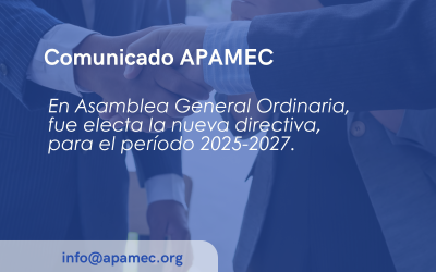 Comunicado: APAMEC elige nueva Junta Directiva 2025–2027