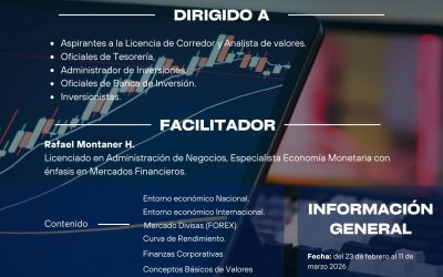 Curso Preparatorio para la obtención de Licencia de Corredor de Valores