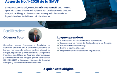 Seminario-Taller: Implementación de la Gestión Integral de Riesgos conforme al Acuerdo No. 01-2026